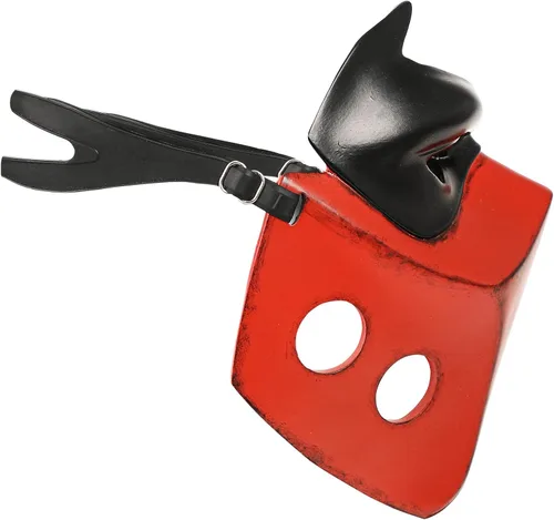 Vista 4 de Máscara de capucha roja, casco de Jason, casco de lujo Jason Todd, accesorios de disfraz de Halloween, capucha roja, cosplay, resina