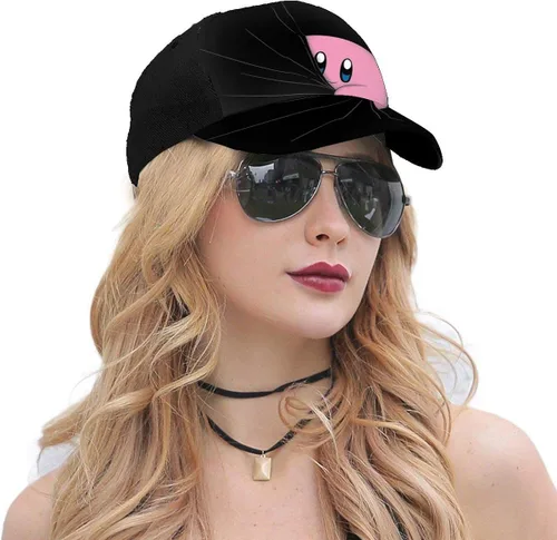 Vista 5 de Kehua Hidden Kirby - Gorra de béisbol ajustable para hombre unisex color negro