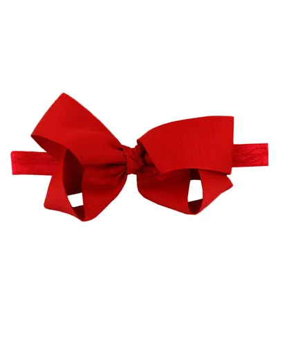 Vista 10 de RuffleButts® Diadema con lazo negro para niñas, talla única