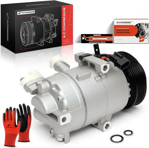 Vista 10 de A-Premium Compresor de A/C con embrague compatible con Kia Forte 2.0L 2019-2021, Forte5 2.0L 2020-2022, con compresor VS14E, VIN: D