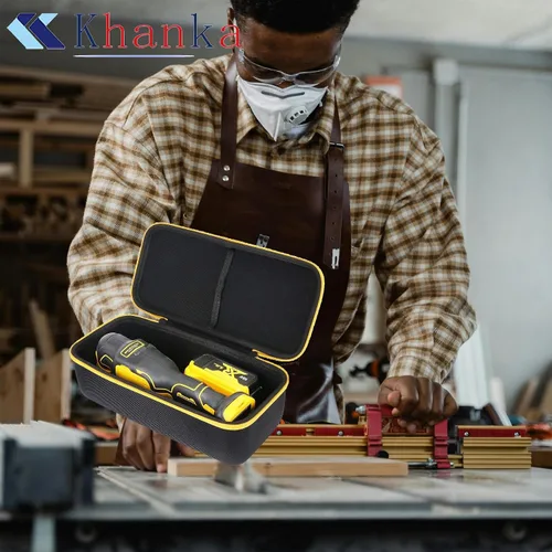 Vista 4 de khanka Funda rígida de viaje compatible con DEWALT DCS354B / DCS356B ATOMIC 20V Max sin escobillas sin escobillas multiherramienta oscilante, solo
