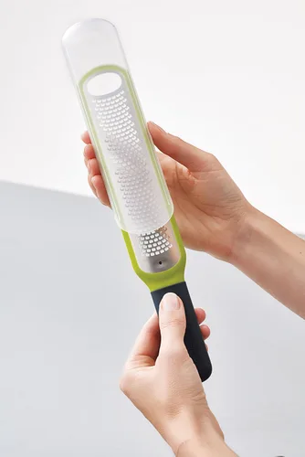 Vista 8 de Joseph Joseph 20049 Handi-Zest - Zester multifunción con limpiador de cuchilla, color verde