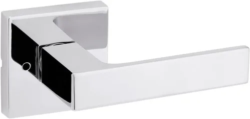 Vista 30 de Kwikset Singapore - Manija de puerta de cromo pulido (2 unidades)