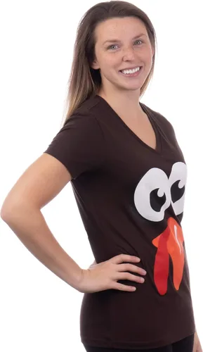 Vista 39 de Camiseta de disfraz navideño para mujer, camiseta de Halloween y Navidad pirata para mujer