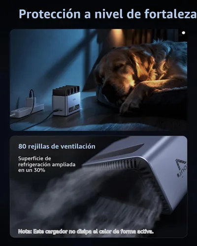 Vista 6 de llano - Paquete de 4 baterías EN-EL15C y cargador rápido de 4 ranuras de 65 W