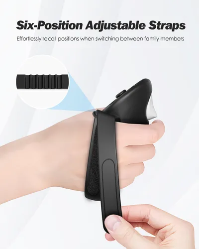 Vista 5 de SUPERUS Controller Grips Cover for Meta Quest 3, Anti-Slip Texture - VR Accessories Compatible with Oculus Quest 3, Silicone Controller Grips Cover