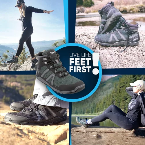 Vista 8 de Xero Shoes Women's Xcursion Fusion - Zero Drop, Fully Waterproof Hiking Boot