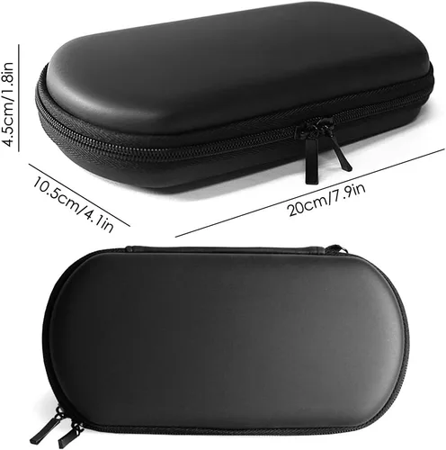 Vista 5 de ProProtective - Funda para Sony Playstation Vita 2000 con protectores de pantalla, vidrio templado AFUNTA para pantalla frontal y película de PET