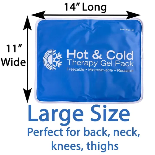 Vista 6 de Roscoe Medical Paquetes de hielo de gel para lesiones reutilizables y paquetes fríos para lesiones reutilizables, paquete de hielo de hombro