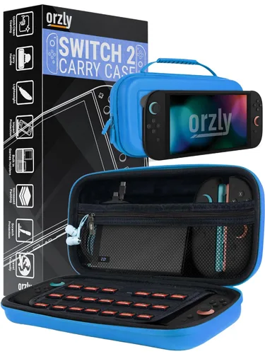 Vista 13 de Orzly Carry Case for Nintendo Switch Lite - Portable Travel Carry Case with storage for Switch Lite Games & Accessories [Solid Black]