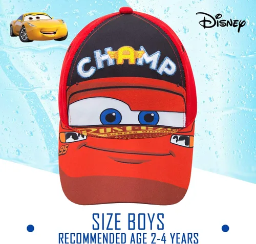 Vista 4 de Disney Gorro de béisbol para niños de 2 a 7 años de edad, Mickey Mouse Kids Cap, Babysunhat, Champ, 2-4T