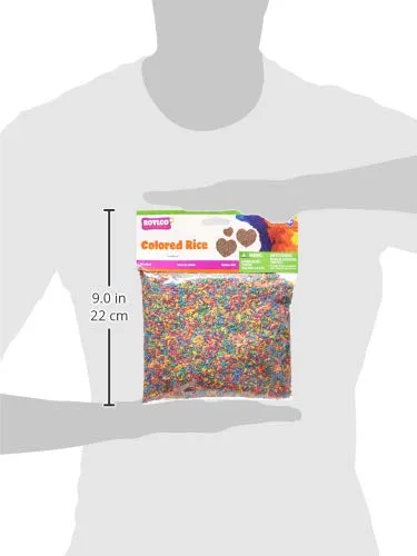 Vista 3 de Roylco Arroz de colores, caja de 1 libra