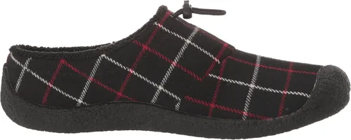 Vista 6 de KEEN Pantuflas Howser 3 Slide cómodas y duraderas para mujer, Cuadros Negros