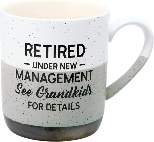 Vista 21 de Pavilion - Jubilado No Vencido - Taza Grande de Café de Gres de 15 Oz