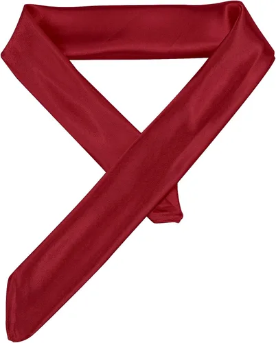 Vista 5 de SATINIOR Bufanda de gasa con cuello cuadrado, pañuelo retro con cinta de satén para mujeres y niñas
