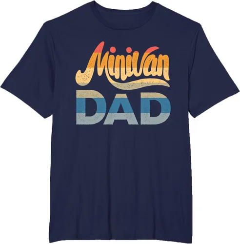 Vista 11 de Minivan Dad Mini Van Proud Father Funny Parent Camiseta con cita para papá, Negro