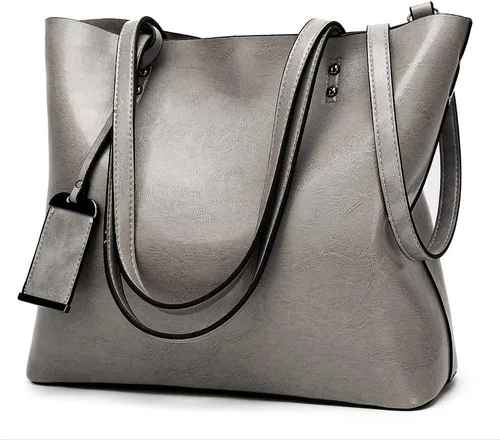 Vista 14 de ALARION Bolsos de mano con asa superior para mujer, bolso de hombro, bolso mensajero, bolso tote, cartera 1-abrown