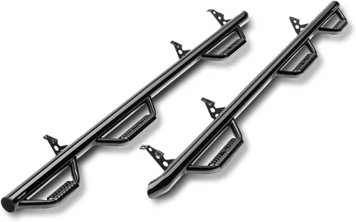 Vista 14 de N-FAB Estribos Nerf Negro Texturizado, de rueda a rueda D0289QC-TX Para Dodge RAM 1500 2002-2008, 2002-2009 2500 / 3500 Quad Cab 6.4' de cama