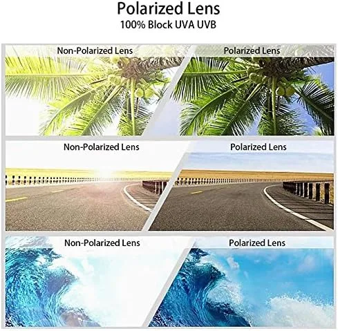 Vista 7 de Just Go Gafas de sol deportivas polarizadas para béisbol, correr, ciclismo, pesca, golf