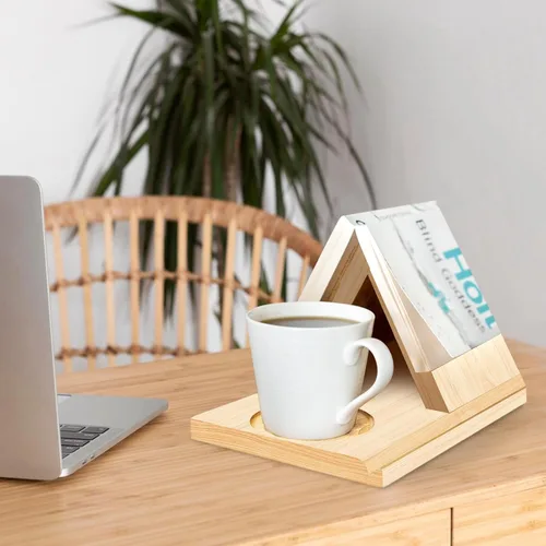 Vista 4 de Estantería personalizada con diseño de flor de nacimiento de madera de roble macizo, soporte para libros de madera con texto personalizado, soporte