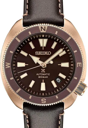 Vista 3 de SEIKO SRPG18 Prospex - Reloj para hombre color marrón 1669in acero inoxidable Marrón Buceador