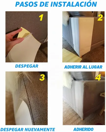 Vista 5 de CAILENIFDC Cinta anti arañazos para gatos para muebles10pcs cinta transparente de doble cara