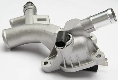 Vista 6 de Carcasa de termostato de refrigerante de motor de aluminio con salida de agua compatible con Chevy Cruze 2011-2016, Chey Sonic 2012-2020, Chevy Trax