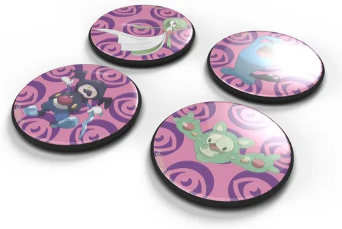 Vista 4 de Ultra Pro Galería Series: Trick Room Alcove 4-Click Deck Box para Pokemon