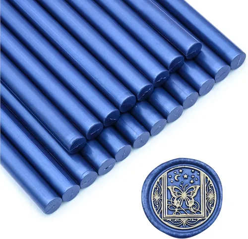 Vista 8 de SWANGSA 20 barras de cera de sellado para pistola de pegamento, oro antiguo Dorado antiguo