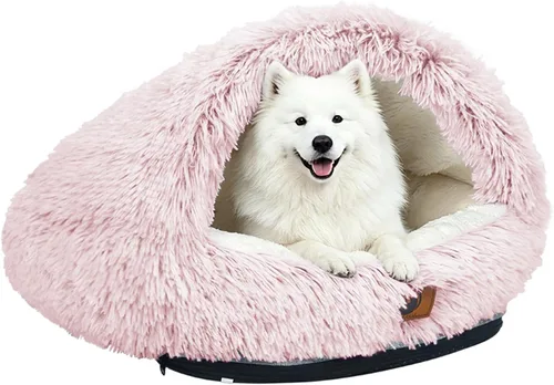 Vista 9 de YooxArmor Cama redonda para gatos, cama para perros pequeños y medianos Gris