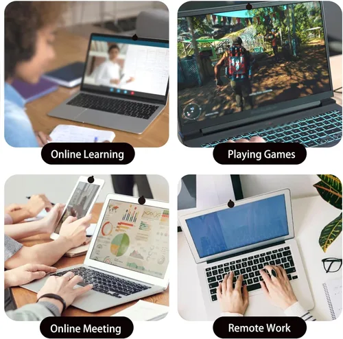 Vista 6 de 108 fundas para cámara de teléfono, calcomanías de vinilo negras para cámara web, fundas de cámara para computadora, teléfono celular, portátiles