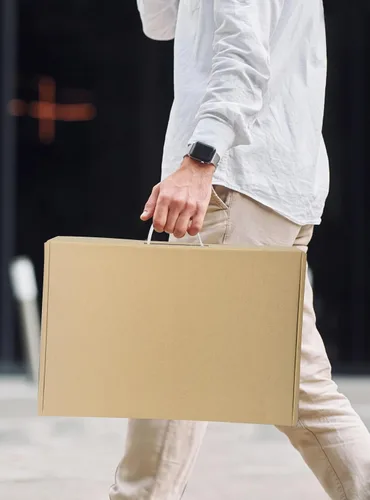 Vista 7 de ALASHI Caja de envío para laptop, espuma cortable, se adapta a 17.3 Marrón