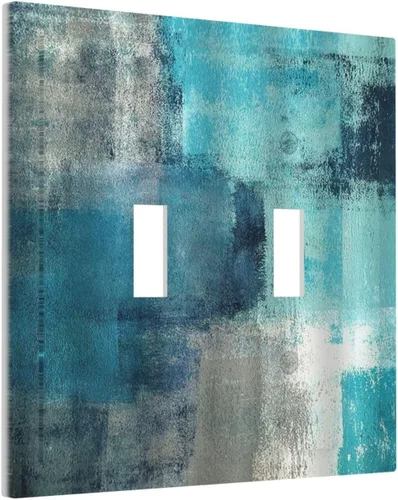 Vista 43 de Cubiertas de Placas de Pared Dúplex Individual con Sol Minimalista Moderno de Palabras Inspiradoras Abstractas Boho, Cubierta de Interruptor de Luz