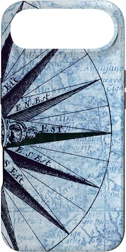 Vista 27 de Nautical Map Phone Case Vintage Ocean Maps Boat Captain Gift Case for iPhone 17