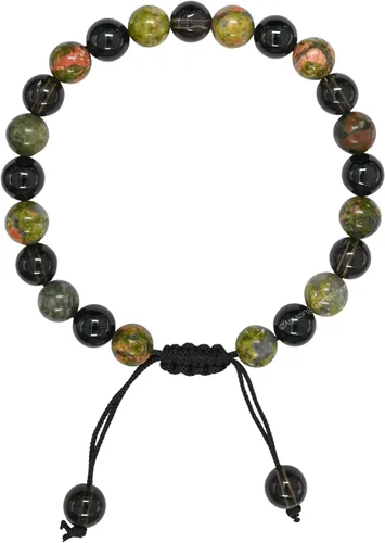 Vista 11 de Pulsera del zodiaco de cristales curativos