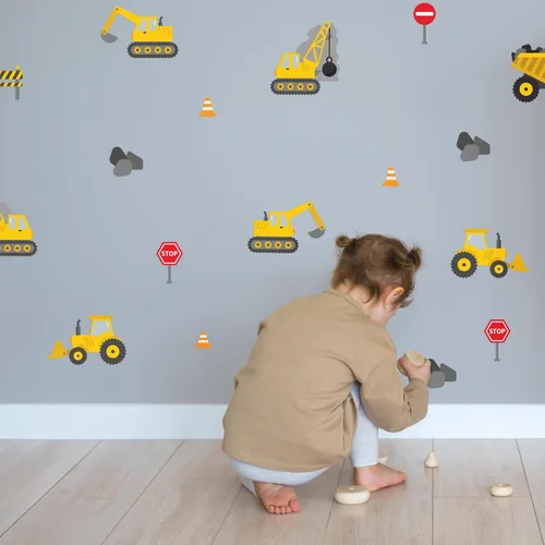 Vista 22 de Teddylabels - Calcomanías de Animales Árticos - Pegatinas de Pared Fáciles de Aplicar y Removibles: Transforma el Dormitorio de tus Niños Pequeños
