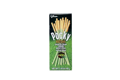 Vista 9 de Pocky Palitos de galletas cubiertos de crema de té verde matcha, 1.41 onzas (paquete de 20)