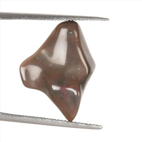 Vista 3 de GEMHUB Piedra preciosa de ópalo de fuego natural de 4.70 quilates. Piedra preciosa AAA cruda, piedra de ópalo de fuego para joyería, Piedra