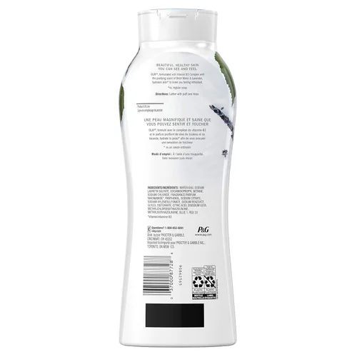 Vista 2 de Olay Fresh Outlast Gel de baño, agua de abedul y lavanda, 12.3 onzas líquidas