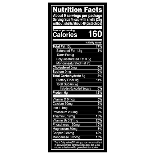 Vista 4 de Wonderful Pistachios In-Shell - Nueces sin sal, bolsa resellable de 16 onzas, aperitivos de proteínas, sin gluten, aperitivos saludables para adultos