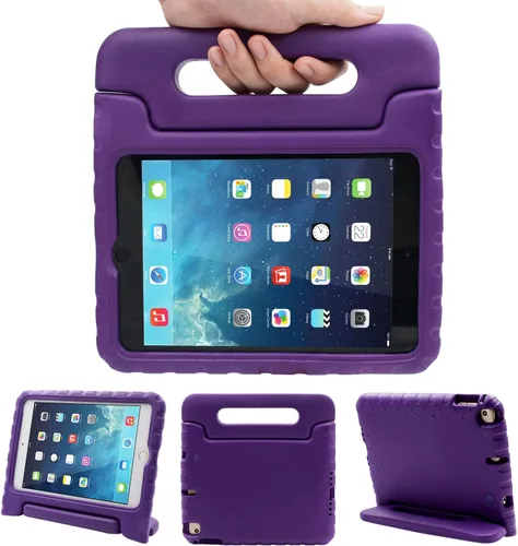 Vista 9 de LEFON Funda para niños a prueba de golpes para iPad mini 5/4/3/2/1, iPad mini de 4ª generación para niños, con mango convertible, peso ligero, súper
