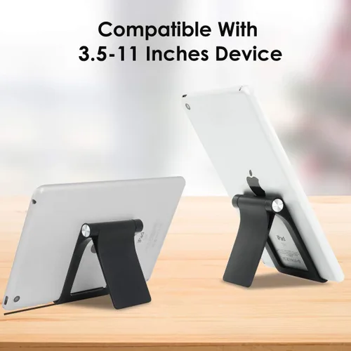 Vista 2 de Soporte para teléfono celular, multiángulo, ajustable, soporte de escritorio para teléfono, soporte para tableta para iPhone 17 16 15 14 13 12 11