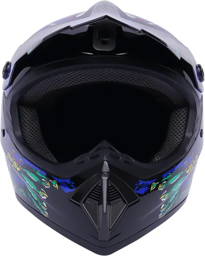 Vista 9 de Cascos universales para motocicleta, casco combinado con guantes, gafas DOT para adultos/niños, motocross, todoterreno, carreras, ATV, motocross, 1#