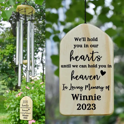 Vista 13 de Campanillas de viento conmemorativas para la pérdida de la madre, regalo de condolencias en memoria de mamá
