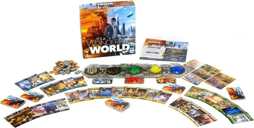 Vista 3 de Es un maravilloso juego de mesa mundial: construye tu imperio en este juego de cartas estratégico para niños y adultos, a partir de 14 años, 1-5