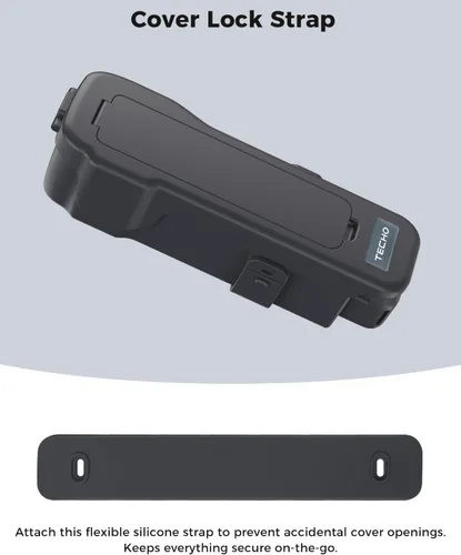 Vista 5 de TECHO Funda para DJI Osmo Pocket 3/Xtra Muse Accesorios, Compartimento de filtro dedicado, funciona con la cubierta original, protección completa