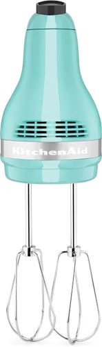 Vista 2 de KitchenAid KHM512 - Batidora de mano de 5 velocidades, ultra potencia, Aqua Sky