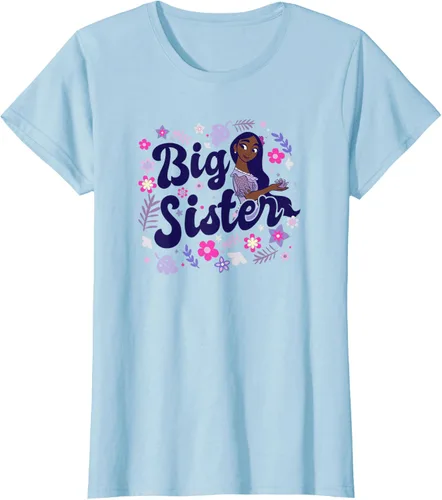 Vista 27 de Disney Encanto Isabela Madrigal Big Sister - Camiseta floral, gris, S Asfalto