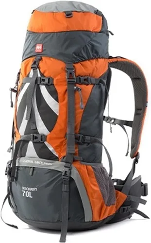 Vista 7 de Naturehike 70+5L Mochila de senderismo con cubierta de lluvia Azul