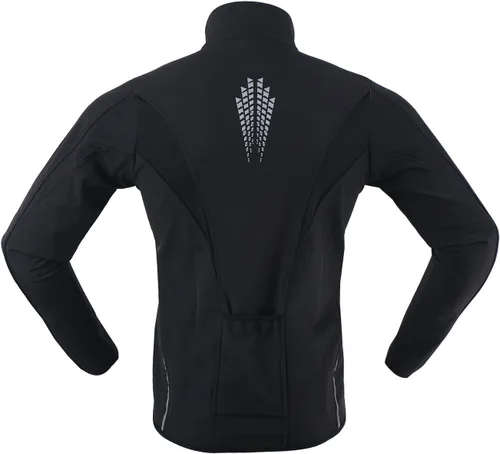 Vista 3 de Chaqueta térmica para ciclismo (tejido Softshell, resistente al viento, impermeable, 15K) de ARSUXEO